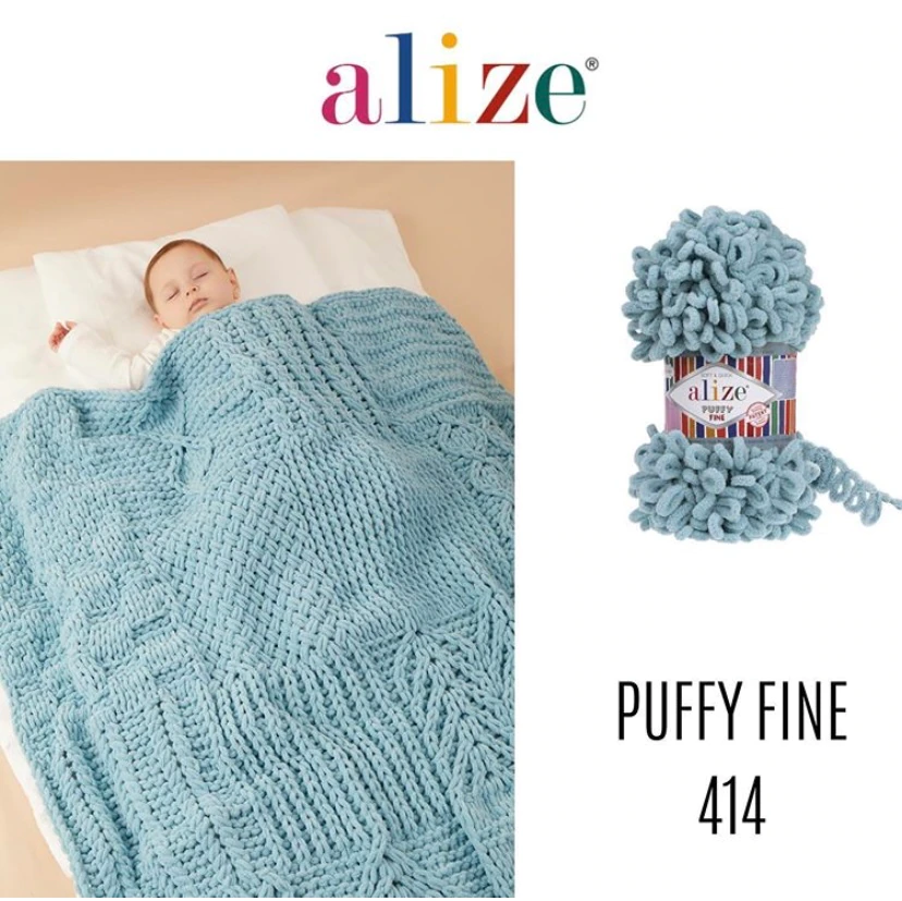 5-Pcs-Alize-Puffy-Fine-Yarn-Loops-Finger-Knitting-Chunky-Amigurumi-Blanket-Carpet-Chenille-Thick-Yarn