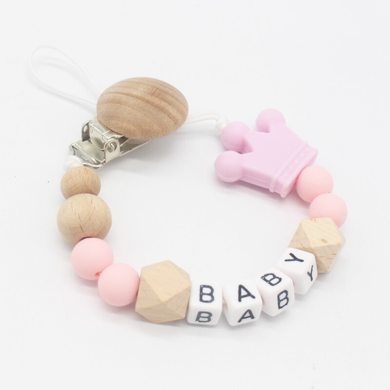 Baby-Feeding-Wooden-Pacifier-Chains-Handmade-Safe-Pacifier-Clips-Holder-Chain-Baby-Teether-Eco-friendly-Teething